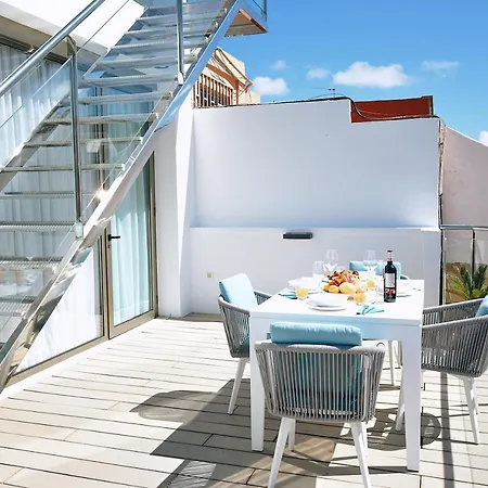 Lujoso Atico Gran Terraza Solarium Privado Jacuzzi Sauna Las Palmas